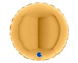 4" Grabo Round Gold Foil