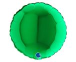 9" Grabo Round Green Foil