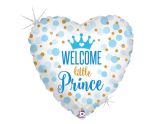 18" Betallic Holographic Welcome Little Prince Foil Balloon