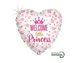 18" Betallic Glitter Little Princess Foil Balloon