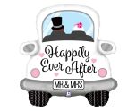 31" Betallic Happily Ever After Car Foil Balloon