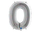 40" Grabo Holographic Number 0