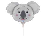 Mini Koala Head Grabo Foil Balloon