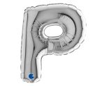 7" Grabo Silver Letter P