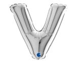 7" Grabo Silver Letter V