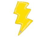 36" Betallic Lightning Bolt Shape
