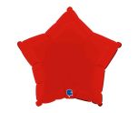 18" Grabo Star Matte Red Foil