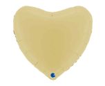36" Grabo Matte Yellow Heart