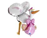 62" Grabo Maxiloons Baby Girl Stork Shape