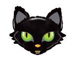 28" Might Cat Head Foil Balloon