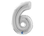 7" Grabo Silver Number 6
