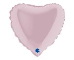 9" Grabo Heart Pastel Pink Foil
