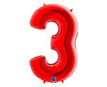 40" Grabo Red Number 3