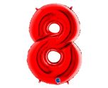 40" Grabo Red Number 8