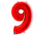 40" Grabo Red Number 9
