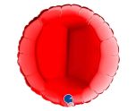 9" Grabo Round Red Foil