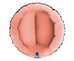 18" Grabo Round Rose Gold Foil