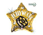 19" Betallic Hollywood Star Foil Balloon