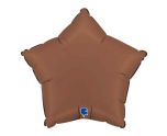 18" Grabo Star Satin Chocolate Foil