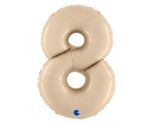 40" Grabo Satin Cream Number 8