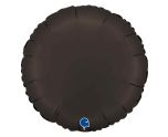 18" Grabo Round Satin Fumé Black Foil