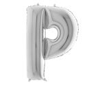 40" Grabo Silver Letter P