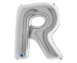 40" Grabo Silver Letter R
