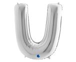 40" Grabo Silver Letter U