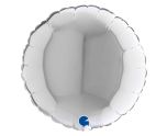 9" Grabo Round Silver Foil