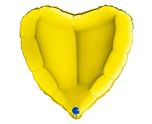 18" Grabo Heart Yellow Foil