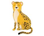 40" Jungle Cheetah Foil Balloon