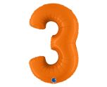 40" Grabo Matte Orange Number 3