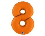 40" Grabo Matte Orange Number 8