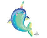 Narwhal SuperShape Foil Balloon
