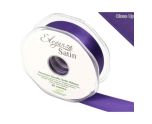 Eleganza Satin Double Faced Plum - 25mm x 20m