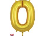 34" Gold Number 0 Oaktree