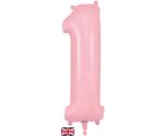 34" Matte Pink 1 Oaktree Foil Balloon