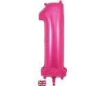 34" Pink Number 1 Oaktree