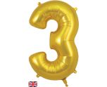 34" Gold Number 3 Oaktree