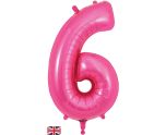 34" Pink Number 6 Oaktree