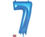 34" Blue Number 7 Oaktree