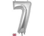 34" Silver Number 7 Oaktree