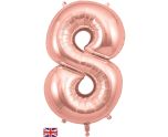 34" Rose Gold Number 8 Oaktree