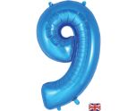 34" Blue Number 9 Oaktree