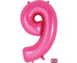 34" Pink Number 9 Oaktree