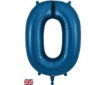 34" Navy Blue Number 0 Oaktree