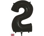 34" Black Number 2 Oaktree