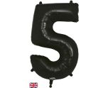 34" Black Number 5 Oaktree