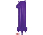 34" Purple Number 1 Oaktree