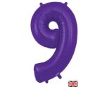 34" Purple Number 9 Oaktree